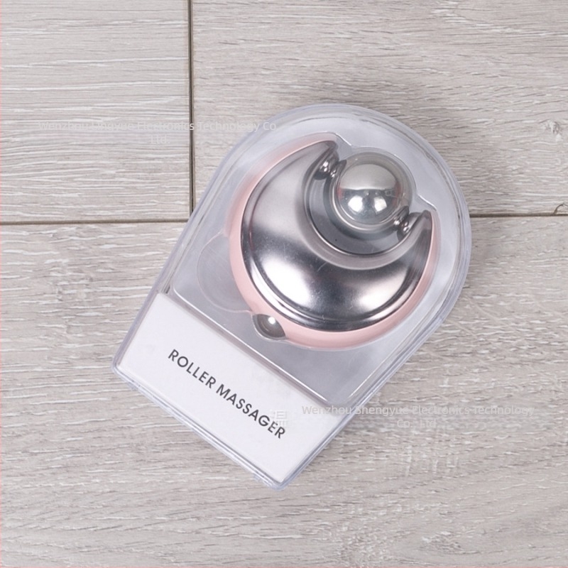 Ролков масажор от неръждаема стомана за студен компрес и грижа за кожата, 1 скорост, домашна употреба