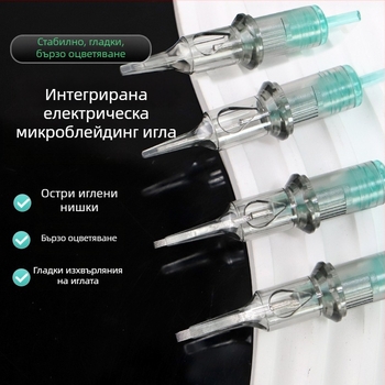 Еднократна All-in-One PMU игла за татуиране на вежди, устни и очна линия