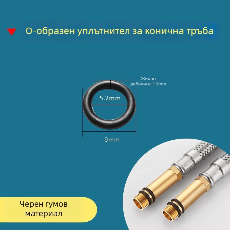Уплътнителна шайба за водопроводен вход и душ шланг — силиконово и нитрил гумено уплътнение, модерен стил, Water in Heaven