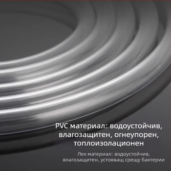 Тръба за подово отопление с водоизпускателен тръбопровод, воден разпределител, изпускателен вентил и дренажен маркуч