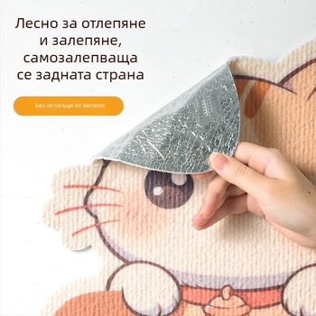 Драскателна дъска за котки с PVC материал, вертикално стенно монтирана, може да се реже, стил анимационен, марка Xinfeng Star