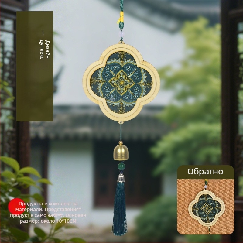 Дървена висулка Mokoko — етно, китайски, нов китайски, древен стил; Код 03