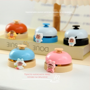Звънец от сплав за дома и офиса – ръчно натискащ звънец за хранене, повикване на домашни любимци и обслужване на маса