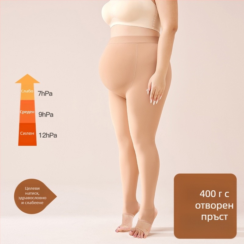 Майчин клин с подплата от флис за есен и зима, плътен материал, висока талия, тясна кройка, висока еластичност