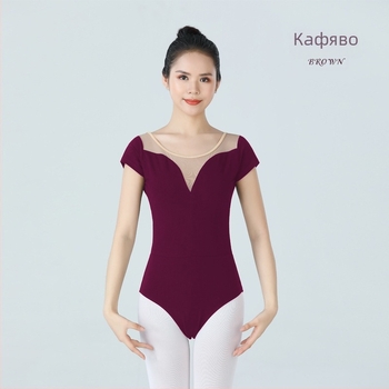 Танцов унидарт, акрилно влакно 90%, подплата мляко-силк 80% полиестер, къс ръкав, женски, народни танци