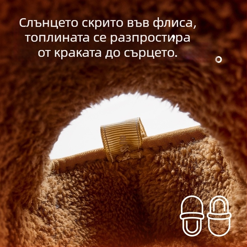 Детски топли памучни обувки за вкъщи, унисекс, възраст 4–16 г, произход Нинбо, Zhejiang, горна част: плюшена вътрешност, подметка EVA