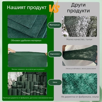 Куполна покривка за растения против мраз - пластмасова защита за зимуване на растения и овощни дървета