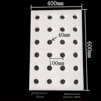 Плаваща хидропонна платформа за водно отглеждане на зеленчуци | материал: полиетилен | предназначение: водна култивация | градинска декоративна украса