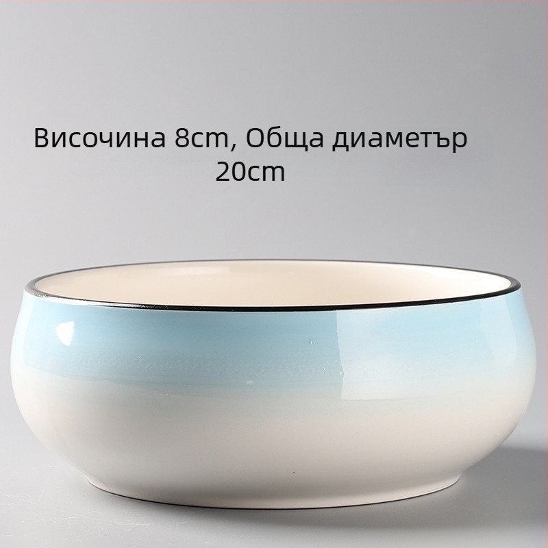 Керамичен цветарник за пода, прост стил, домашно градинарство