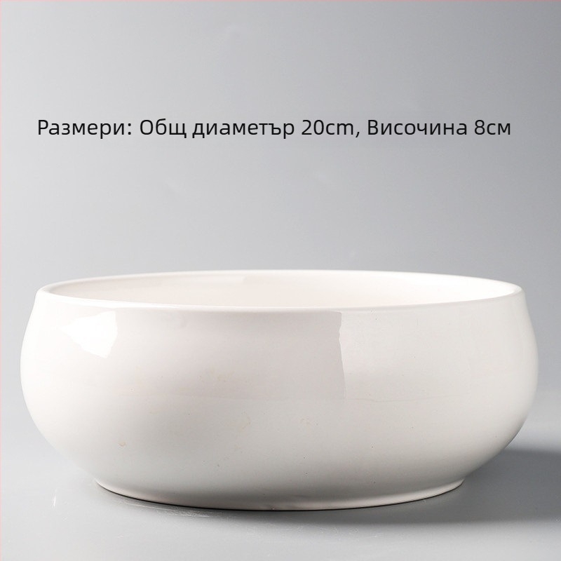 Керамичен цветарник за пода, прост стил, домашно градинарство