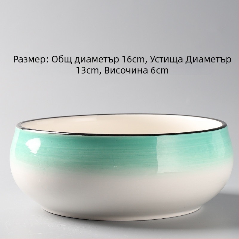 Керамичен цветарник за пода, прост стил, домашно градинарство