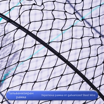 Yu Lai сгъваема нейлонова клетка за скариди, риболовна мрежа