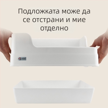 Dayang тоалет за зайци – антипреобръщане, антиуринация, материали: PP, ph+ps, метал, модел 5203