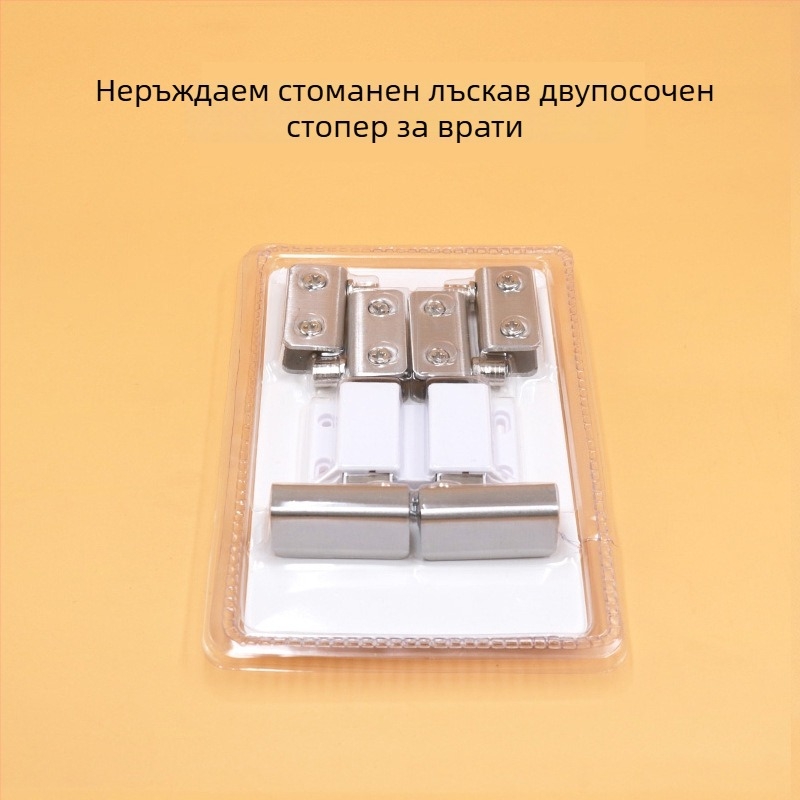 Jingpai клипс за стъклена витрина – неръждаема стомана или студено валцована стомана, повърхностна обработка: нишково полиране и електроплакиране, модерен минималистичен стил, съвместим с врати на стъклена витрина, възможност за частно етикетиране