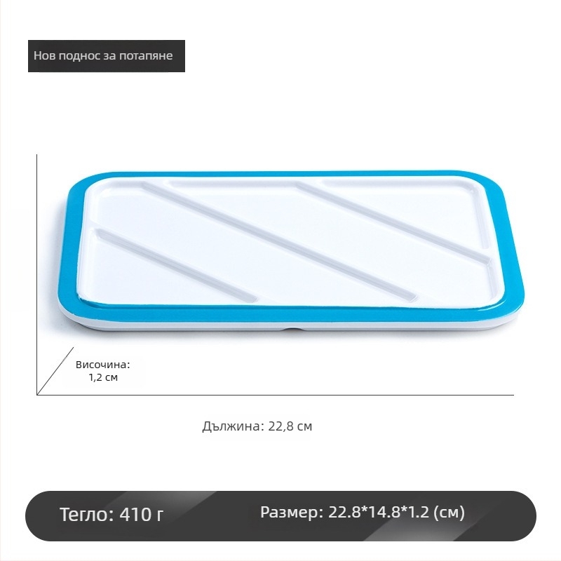 Меламинов дип пан за барбекю ресторанти от Kimmeli, квадратен, 3–4 секции, с печат на лого, възможност за персонализация, подглазурна повърхност, модерен минималистичен стил