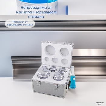 Комплект тежести JF-1, немагнитна неръждаема стомана, висока прецизност, калибрационни тежести, обхват 10 кг–1 г, високоякостен материал