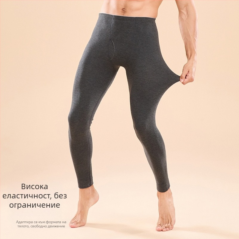 Мъжки термални панталони Derong акрилна тъкан, двойнослойни, много дебели 301-350 г/м2, с кадифена подплата и отопляваща функция