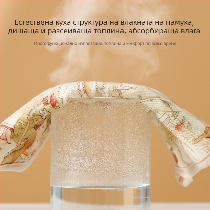 Кърпа за слюняване Тип А, четирислоен памучен марля, детска кърпа за лице и ръце, подходяща за новородени, абсорбираща