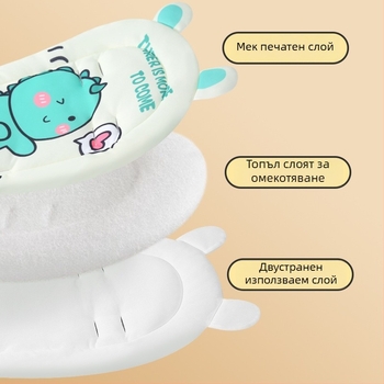 Подложка за бебешка количка и столче за хранене - плътно прошита универсална подложка, марка Big Watermelon, произход Хефей, Аньхуй