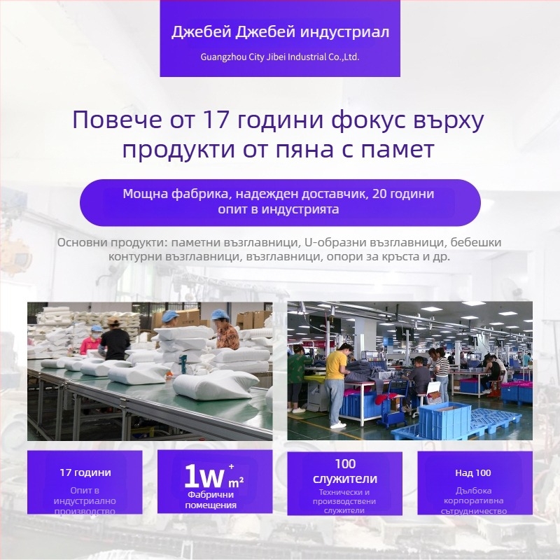 Възглавница от паметна пяна с форма на пеперуда, с защита на шийния отдел, бавно възстановяване, дизайн без напрежение, за дълбок сън