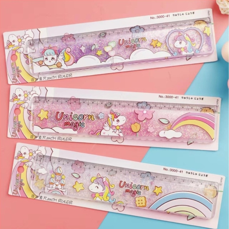 Учебна линейка, модел 3000, пластмасова, 55 g, печат на лого, персонализиране