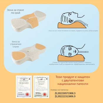 Steano латекс възглавница с форма на пеперуда, естествен латекс >90%, персонализиране на обработката, подходяща за всички сезони за възрастни