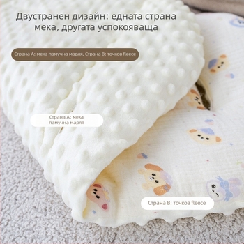 Мат за детска количка – памучен седалков възглавник с карикатурен дизайн, за всички сезони, подходящ за деца 1–3 години