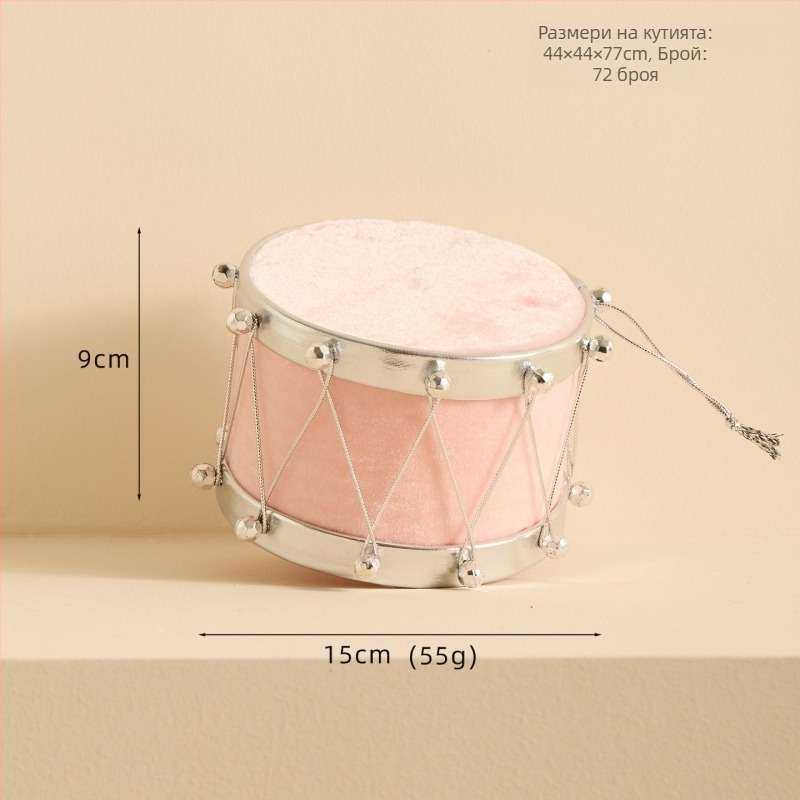 Коледна снежинка-висулка за елха с бонбонена пръчка, материал Bubble, коледен стил, единична опаковка