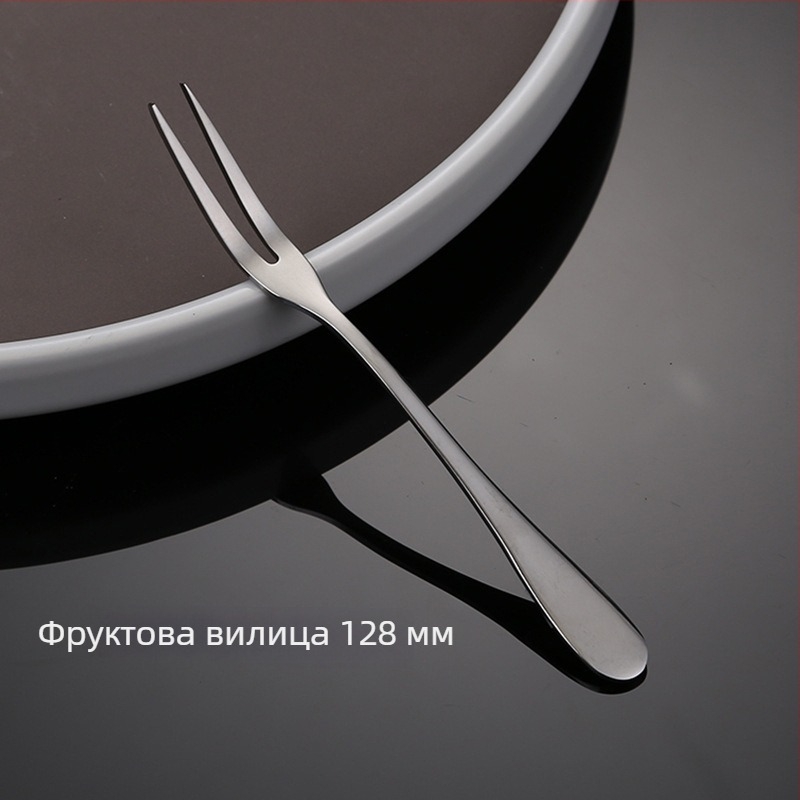 Комплект нож, вилица и лъжица от неръждаема стомана – монохромен дизайн, модерен и семпъл стил, спецификации 888