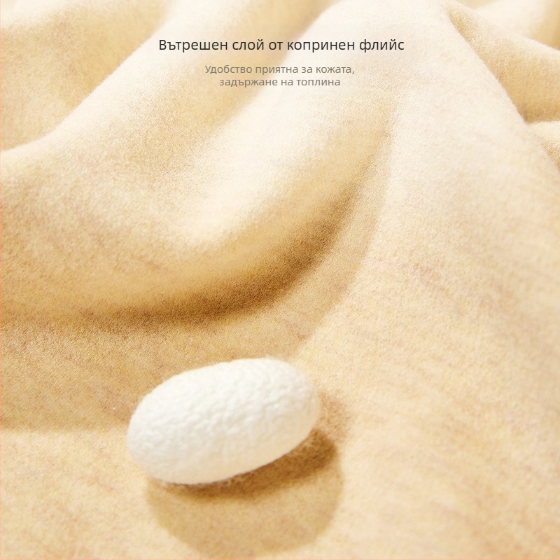 Термичен жилет с нагряване и антибактериални свойства, двуслоен полиестер