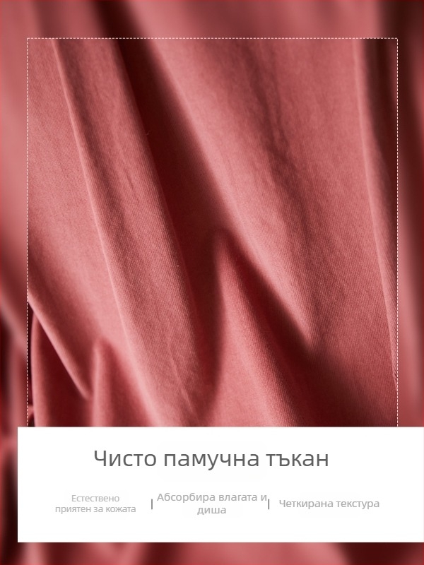 Женска памучна риза с дълги ръкави, мъхеста обработка, яка с ревър, джобове, свободна кройка, есен 2025