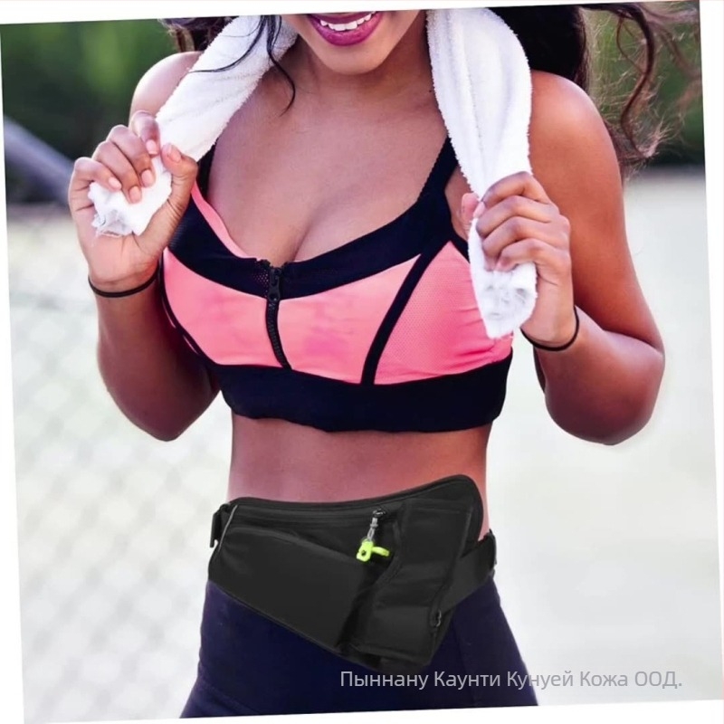 Полиестерна спортна поясна чанта за открито, дишаща и износоустойчива, унисекс, OEM марка