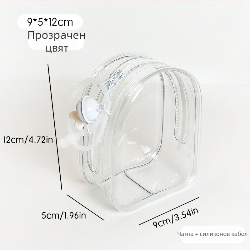 Съхранителен висящ органайзер Bg0014 — PVC, мултифункционален, стил карикатура сладък, за пътуване