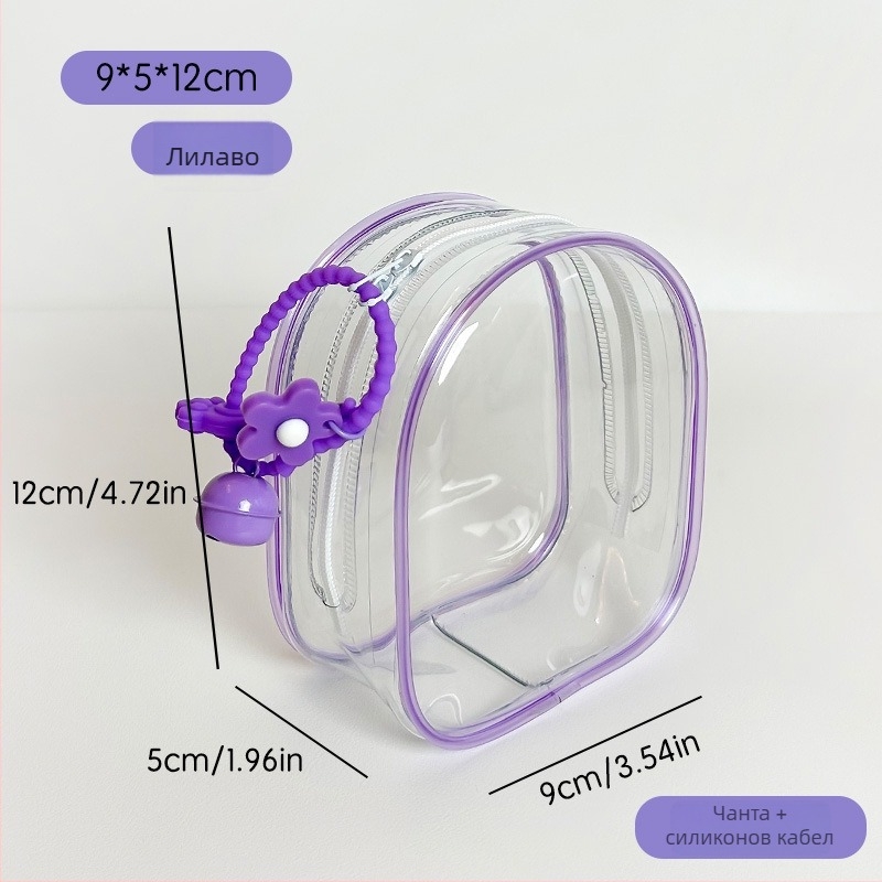 Съхранителен висящ органайзер Bg0014 — PVC, мултифункционален, стил карикатура сладък, за пътуване