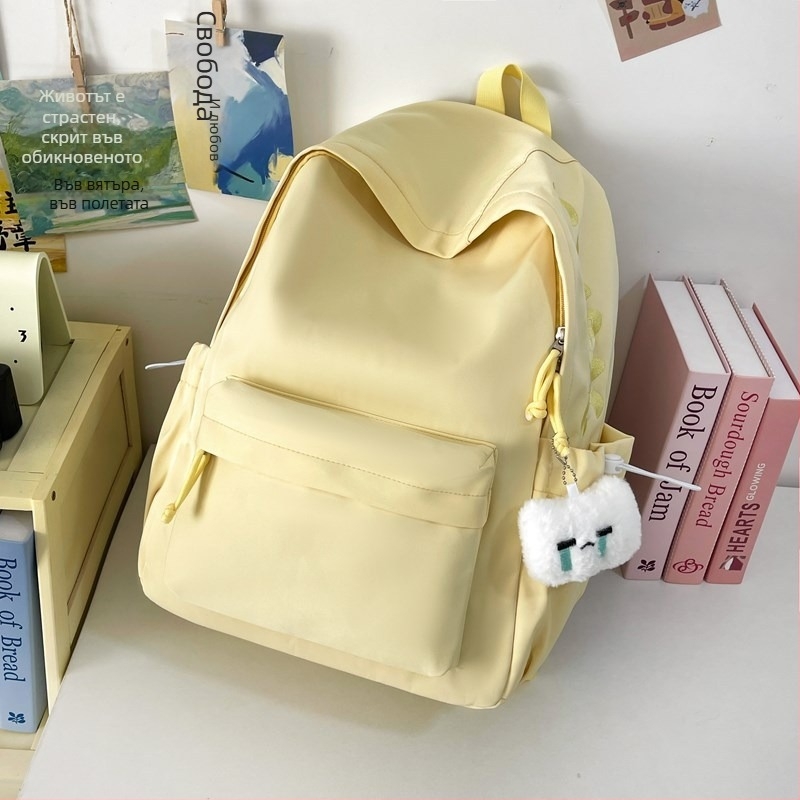 Ученическа раница с голям капацитет и разширяем дизайн, оксфорд плат, въздушна презрамка, за ученици прогимназия