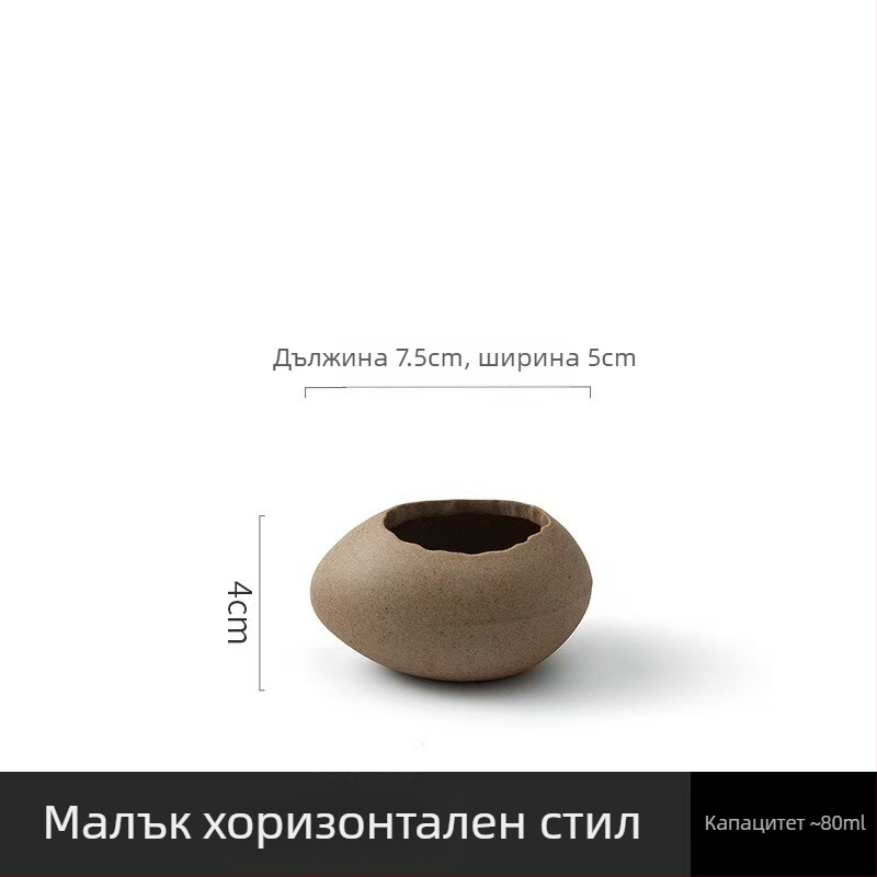 Порцеланова купа за десерт със страусоподобен яйцевиден дизайн, не е подходяща за микровълнова