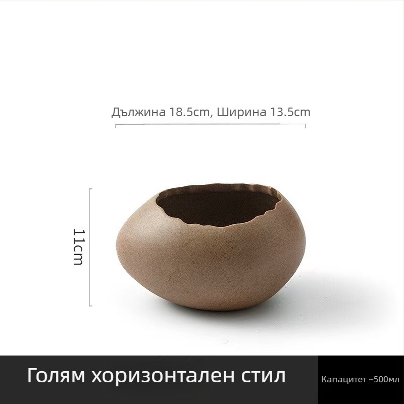 Порцеланова купа за десерт със страусоподобен яйцевиден дизайн, не е подходяща за микровълнова