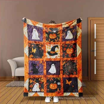 Одеяло от полиестер, 300 г, размер 180x200–220 см, зима, модерен стил