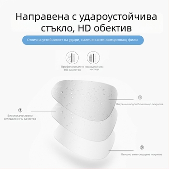 Професионална маска за гмуркане и комплект за шноркел – силиконова обвивка, PC рамка, закалени стъкла, сух шноркел