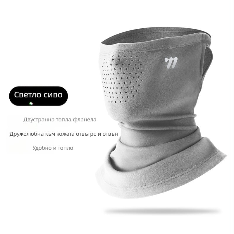 Маска за колоездене, подплатена флисом, унисекс, полиестер/спандекс материя, Westbiking/West rider