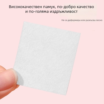 Еднократни квадратни салфетки за премахване на лак за маникюр, нетъкан материал, 57 g, klimonla