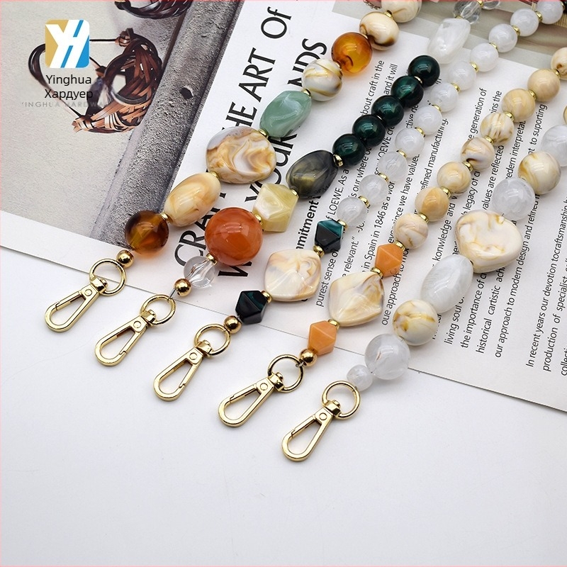 Верига за чанта от YH с акрилна смола, за кожени изделия, чанти и облекло