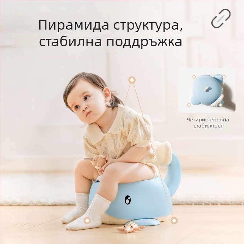 Детска седалка за тоалетна, PP материал, марка Dodo hani, картонена опаковка, баркод 165156