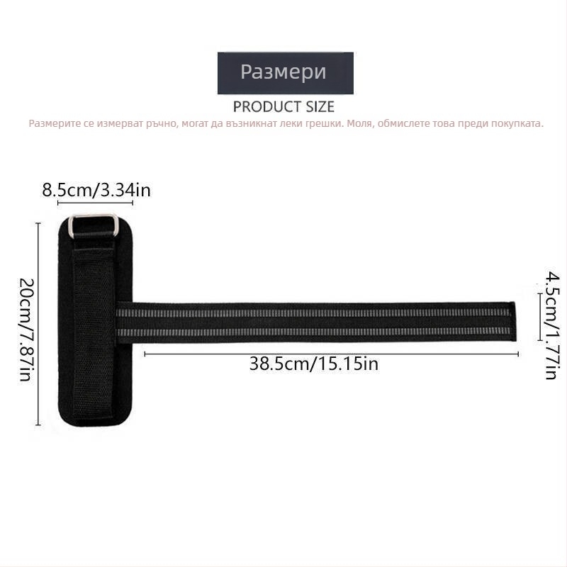 Steppenwolf гривна за китка за тежести — издръжлива неопрен-полиестерна смес, регулирам натиск, защита на китката, универсално пасване