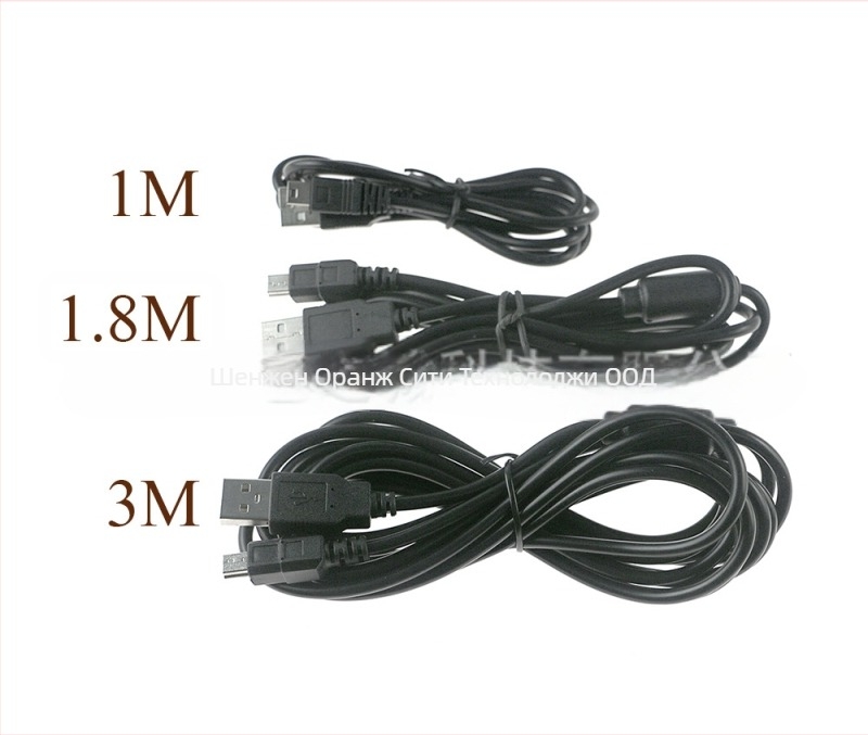 Комплект USB кабели за данни и зареждане за PS3 контролер и PSP – 3 кабела, USB връзка с компютър