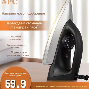 Електрическа ютия за гладене, свързана, ретро стил с дървен фурнир, премахване на бръчки, 3C сертификат 2019010710210661