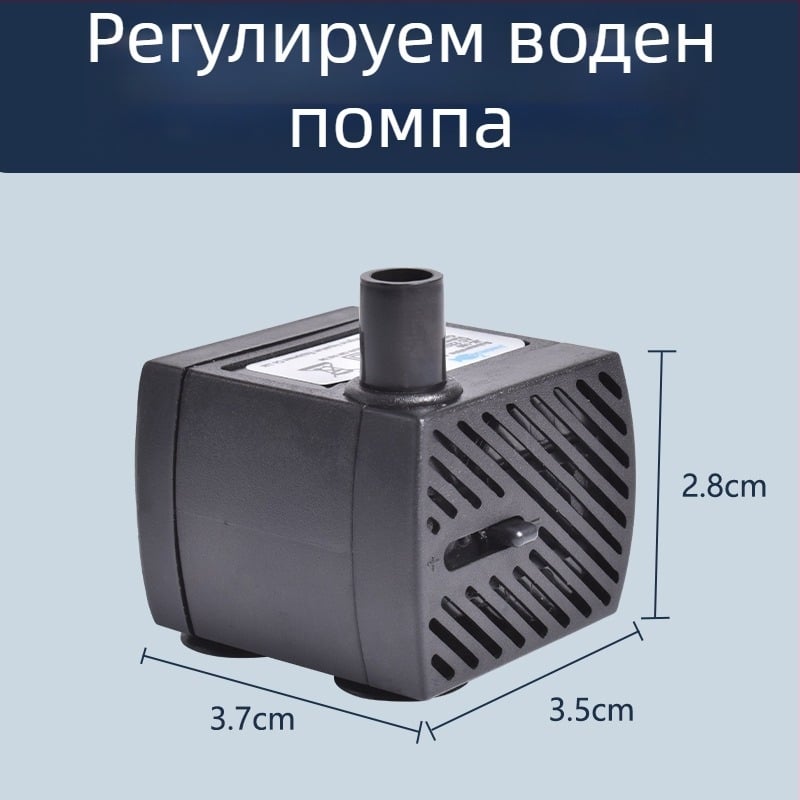 Стенно монтиран филтър за аквариум, тройно филтриране, кислородиране и поддръжка на полезни бактерии, тиха работа, тегло 1 кг