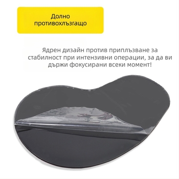 Bobo подложка за мишка за китката — естествен каучук, едностранна, карикатурен стил, техника на топлинен трансфер, персонализирана с лого (OEM)