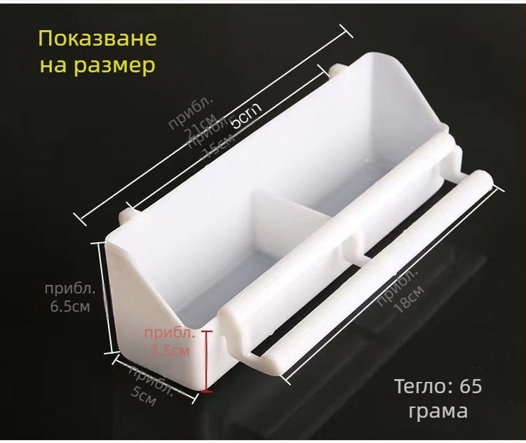 Двукомпонентна кутия за хранене и вода за птици, удебелена конструкция, подходяща за папагали и гълъби, двупосочна хранилка