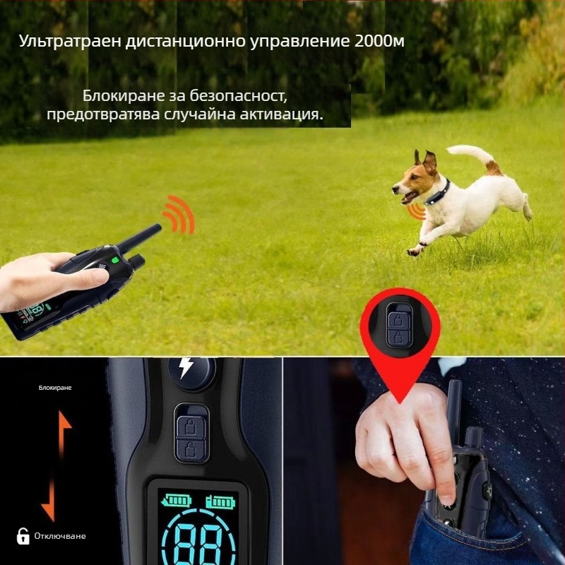 Обучителен нашийник за кучета (Материал: Друг; Марка: Друг; Категория на продукта: Плъзгаща се постелка)